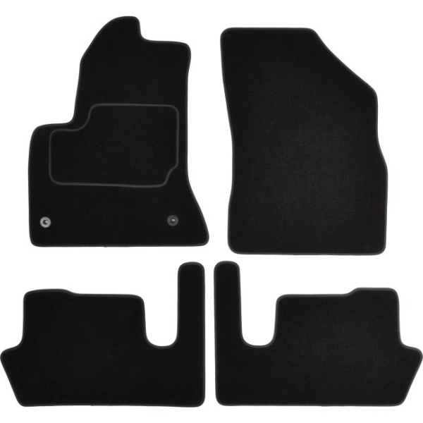 Set Covorase Auto Mocheta Fata + Spate Mammooth Citroen C4 Picasso 1 2006-2013 5 Locuri Negru MMT A041 CIT120 PRM 01